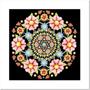 Millefiori Rosette Posters and Art